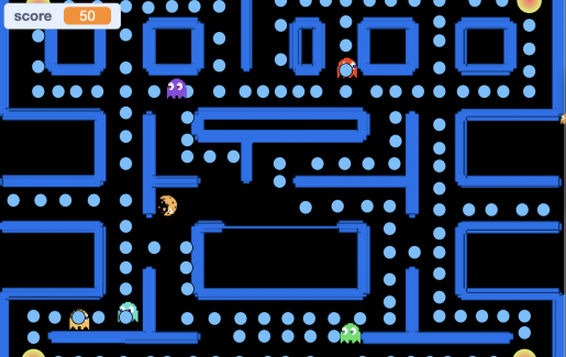 Cookie PacMan game, Neil